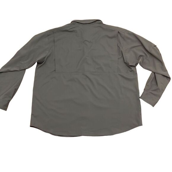 Columbia Sportswear Company Gray Long Sleeve Button-Up Size 2XL - Picture 2 of 6